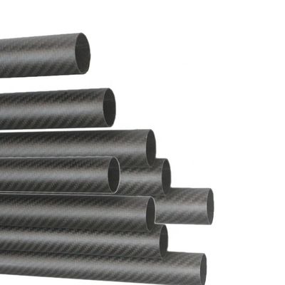 3k Twill 表面 工業用高張力炭素繊維チューブ