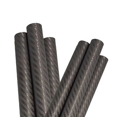 3k Twill 表面 工業用高張力炭素繊維チューブ
