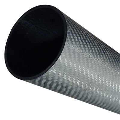 0.05% N 含有量 1 インチ炭素繊維チューブ 1200mm 工業用